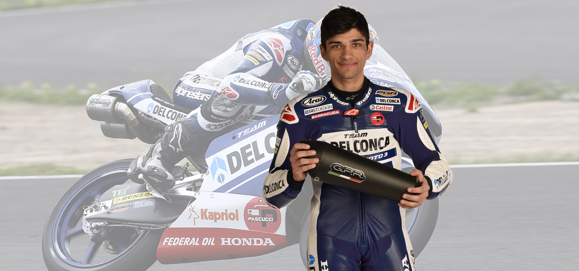 <B>JORGE MARTÍN</B><BR> CAMPEONATO DO MUNDO DE MOTO3<BR>HONDA GRESINI 2018