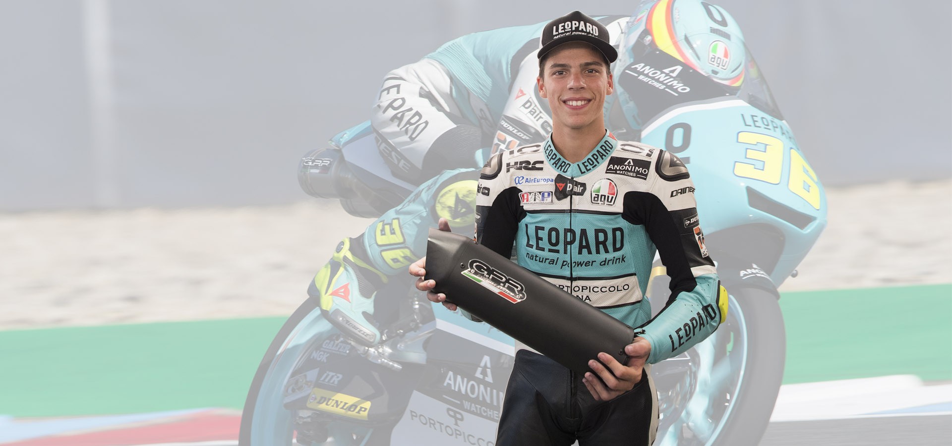 <B>JOAN MIR</B><BR> CAMPEONATO DO MUNDO DE MOTO3<BR>TEAM LEOPARDO 2017