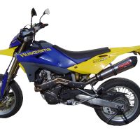 Escape compatível com Husqvarna TE 610 E - SM 610 2007-2009, Gpe Ann. titanium, Escape homologado semi-completo com db killer removível 