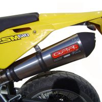 Escape compatível com Husqvarna TE 610 E - SM 610 2007-2009, Gpe Ann. titanium, Escape homologado semi-completo com db killer removível 