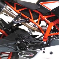 Escape compatível com Ktm Duke 390 2017-2020, Decatalizzatore, Sistema racing Sistema de tubo para eliminar o catalisador 