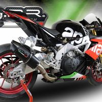 Escape compatível com Aprilia Rsv4 1000 2017-2020, Furore Evo4 Nero, Escape legal, homologado, silenciador com catalisador, db killer removível e tubo de ligação específico 