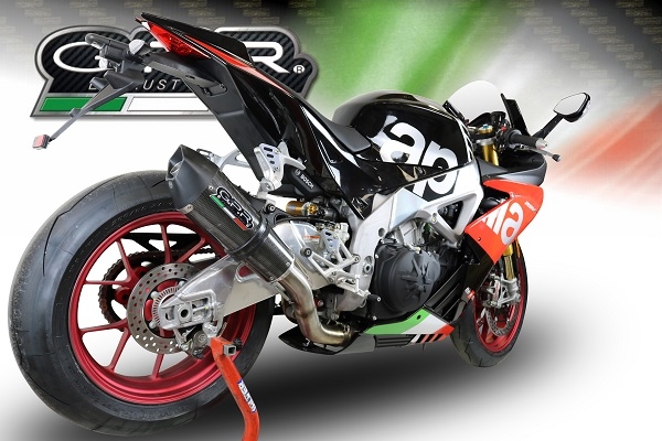 Escape compatível com Aprilia Rsv4 1100 Racing Factory 2019-2020, GP Evo4 Poppy, Escape legal, homologado, silenciador com catalisador, db killer removível e tubo de ligação específico 