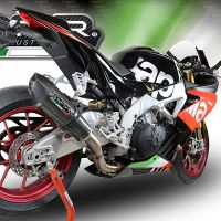 Escape compatível com Aprilia Rsv4 1100 Racing Factory 2019-2020, GP Evo4 Poppy, Escape legal, homologado, silenciador com catalisador, db killer removível e tubo de ligação específico 