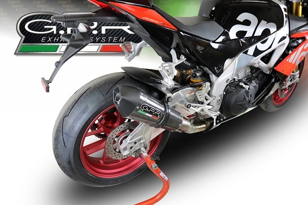 Escape compatível com Aprilia Rsv4 1100 Racing Factory 2021-2024, GP Evo4 Poppy, Escape legal, homologado, silenciador com catalisador, db killer removível e tubo de ligação específico 