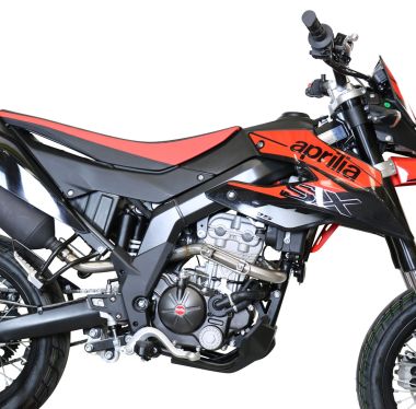 Escape compatível com Aprilia Rx 125 2018-2020, Decatalizzatore, Sistema racing Linha completa, silencioso mais coletor 