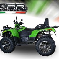 Escape compatível com Artic Cat Trv 700 2009-2016, Deeptone Atv, Escape legal, homologado, silenciador com db killer removível 