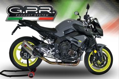 Escape compatível com Yamaha Mt-10 2016-2024, Decatalizzatore, Sistema racing Sistema de tubo para eliminar o catalisador 