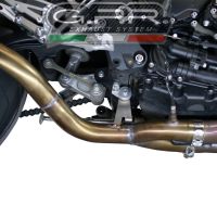 Escape compatível com Yamaha Mt-10 2016-2024, GP Evo4 Titanium, Escape homologado semi-completo com db killer removível e com catalisador 