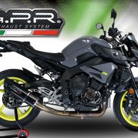 Escape compatível com Yamaha Mt-10 2016-2024, Furore Poppy, Sistema racing semi-completo, escape com tubos de ligação, artigo sem homologação 