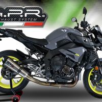 Escape compatível com Yamaha Mt-10 2016-2024, GP Evo4 Titanium, Escape homologado semi-completo com db killer removível e com catalisador 