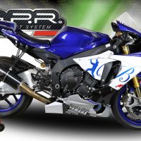 Escape compatível com Yamaha Yzf R1-R1-M 2020-2025, Furore Nero, Sistema racing semi-completo, escape com tubos de ligação, artigo sem homologação 