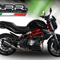 Escape compatível com Benelli Bn 302 S 2015-2016, Gpe Ann. titanium, Escape legal, homologado, silenciador com db killer removível e tubo de ligação específico 