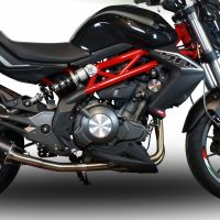 Escape compatível com Benelli Bn 302 S 2015-2020, Decatalizzatore, Sistema racing Linha completa, silencioso mais coletor 