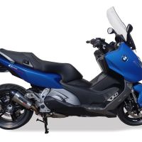 Escape compatível com Bmw C 600 Sport 2012-2016, Gpe Ann. titanium, Escape legal, homologado, silenciador com db killer removível e tubo de ligação específico 