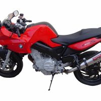 Escape compatível com Bmw F 800 -S -ST 2006-2011, Gpe Ann. titanium, Escape legal, homologado, silenciador com catalisador, db killer removível e tubo de ligação específico 