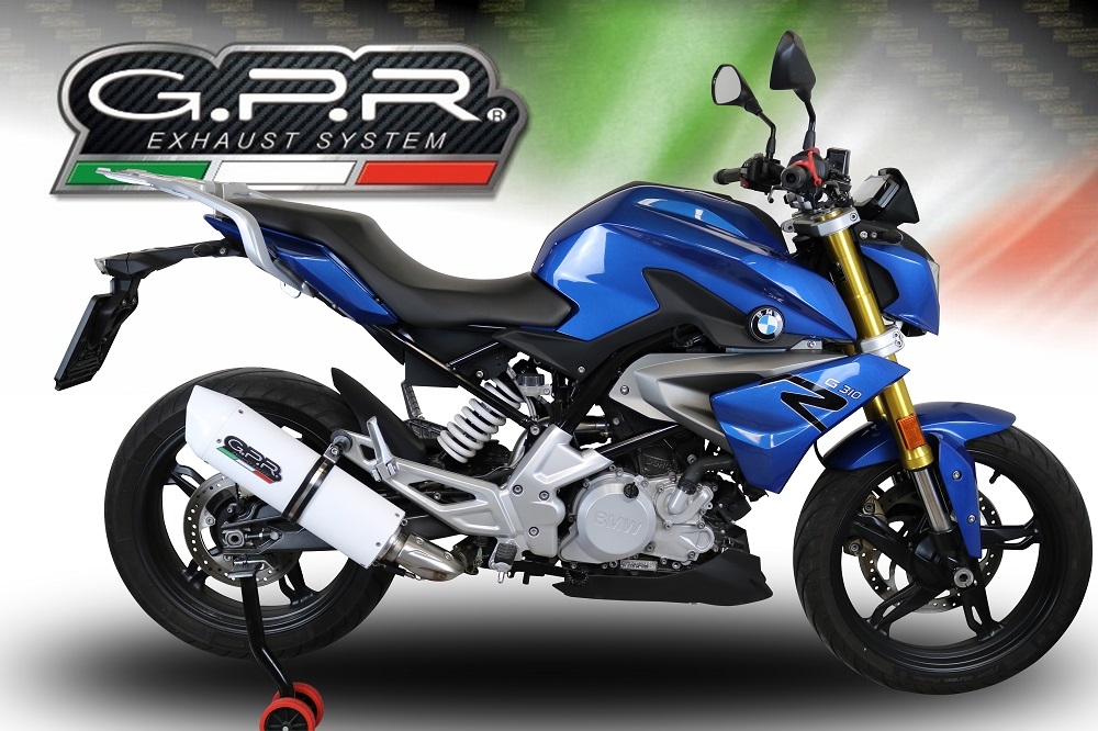 Escape compatível com Bmw G 310 R 2022-2024, Albus Evo4, Sistema homologado com catalisador linha completa, silencioso mais coletor 