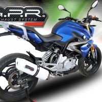 Escape compatível com Bmw G 310 R 2022-2024, Albus Evo4, Sistema homologado com catalisador linha completa, silencioso mais coletor 