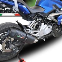 Escape compatível com Bmw G 310 R 2022-2024, Furore Evo4 Nero, Sistema homologado com catalisador linha completa, silencioso mais coletor 