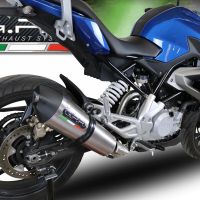 Escape compatível com Bmw G 310 R 2017-2021, GP Evo4 Titanium, Sistema homologado com catalisador linha completa, silencioso mais coletor 