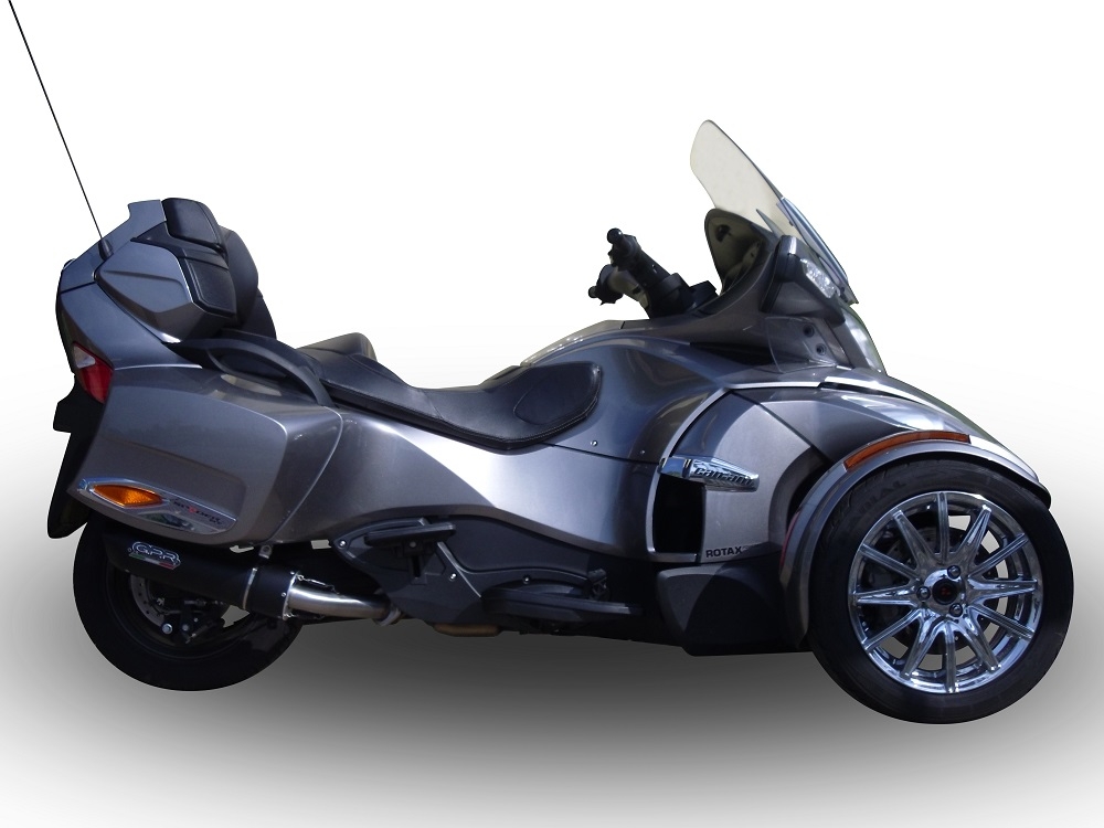 Escape compatível com Can Am Spyder 1000 Rs -RSs 2013-2016, Furore Poppy, Escape legal, homologado, silenciador com db killer removível e tubo de ligação específico 