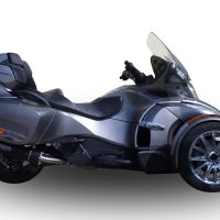 Escape compatível com Can Am Spyder 1000 Rs -RSs 2013-2016, Furore Poppy, Escape legal, homologado, silenciador com db killer removível e tubo de ligação específico 