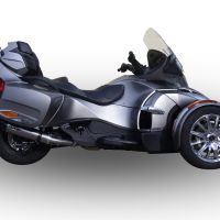 Escape compatível com Can Am Spyder 1000 St -Sts 2013-2016, Gpe Ann. titanium, Escape legal, homologado, silenciador com catalisador, db killer removível e tubo de ligação específico 