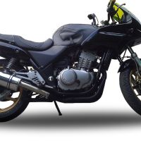 Escape compatível com Honda Cb 500 - S 1993-2005, Trioval, Escape legal, homologado, silenciador com db killer removível e tubo de ligação específico 