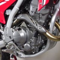 Escape compatível com Honda Crf 250 M 2013-2016, Satinox, Sistema homologado com catalisador linha completa, silencioso mais coletor 