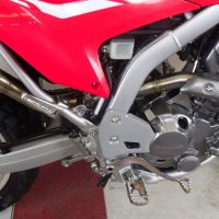 Escape compatível com Honda Crf 250 M 2013-2016, Satinox, Sistema homologado com catalisador linha completa, silencioso mais coletor 