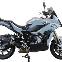 Escape compatível com Bmw S 1000 XR -M 2020-2025, Furore Evo4 Nero, Escape legal, homologado, silenciador com db killer removível e tubo de ligação específico 