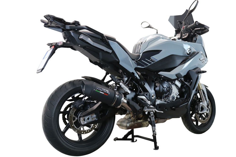 Escape compatível com Bmw S 1000 XR -M 2020-2025, Furore Evo4 Nero, Escape legal, homologado, silenciador com db killer removível e tubo de ligação específico 