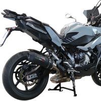 Escape compatível com Bmw S 1000 XR -M 2020-2025, Furore Evo4 Nero, Escape legal, homologado, silenciador com db killer removível e tubo de ligação específico 