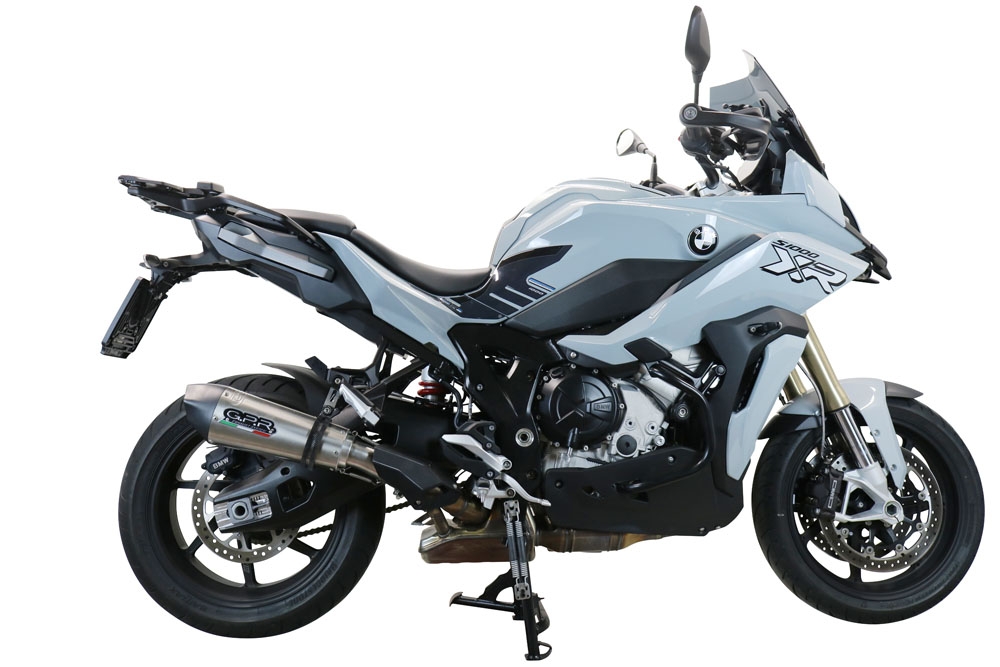 Escape compatível com Bmw S 1000 XR -M 2020-2025, Gpe Ann. titanium, Sistema racing Silencioso com tubo de ligação 