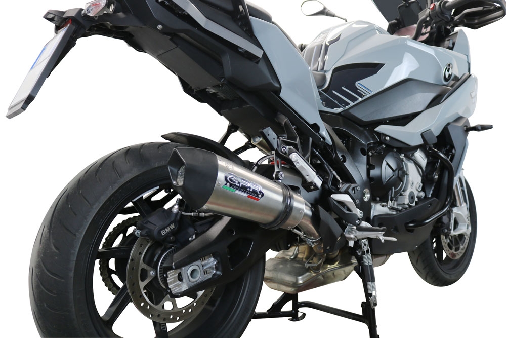 Escape compatível com Bmw S 1000 XR -M 2020-2025, Gpe Ann. titanium, Sistema racing Silencioso com tubo de ligação 