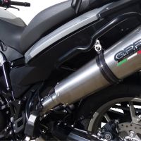 Escape compatível com Bmw F 700 Gs 2011-2015, Gpe Ann. titanium, Escape legal, homologado, silenciador com db killer removível e tubo de ligação específico 