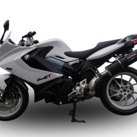 Escape compatível com Bmw F 800 Gt 2017-2019, Furore Evo4 Nero, Escape legal, homologado, silenciador com db killer removível e tubo de ligação específico 