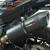 Escape compatível com Bmw F 800 R 2017-2019, Furore Evo4 Nero, Escape legal, homologado, silenciador com db killer removível e tubo de ligação específico 