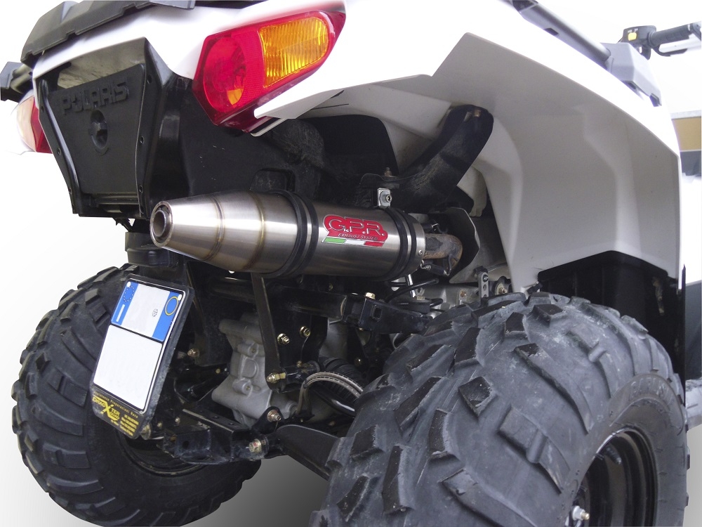 Escape compatível com Polaris Sportsman 550 XP 2011-2016, Deeptone Atv, Escape legal, homologado, silenciador com db killer removível 