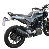 Escape compatível com Husqvarna Svartpilen 401 2021-2023, Furore Evo4 Nero, Escape legal, homologado, silenciador com db killer removível e tubo de ligação específico 