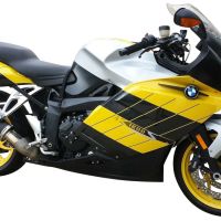 Escape compatível com Bmw K 1200 S -R 2004-2008, Furore Nero, Escape legal, homologado, silenciador com catalisador, db killer removível e tubo de ligação específico 