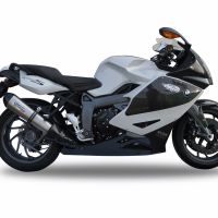 Escape compatível com Bmw K 1300 S -R 2009-2014, Gpe Ann. titanium, Escape legal, homologado, silenciador com catalisador, db killer removível e tubo de ligação específico 