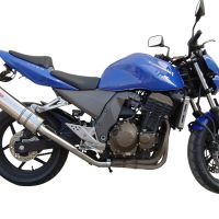 Escape compatível com Kawasaki Z 750 - S 2004-2006, Trioval, Escape legal, homologado, silenciador com db killer removível e tubo de ligação específico 