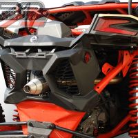 Escape compatível com Can Am Maverick X3 Turbo Buggy 2017-2024, Deeptone Atv, Escape legal, homologado, silenciador com db killer removível e tubo de ligação específico 