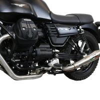 Escape compatível com Moto Guzzi V7 III Special-Stone-Carbon 2017-2018, Vintacone, Escape Racing, linha completa, fornecido com coletor específico, artigo sem homologação 