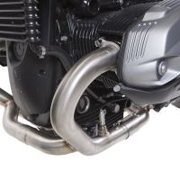 Escape compatível com Bmw R Nine-T 1200 -Pure -Racer -Urban G-S 2017-2023, Deeptone Inox, Sistema homologado com catalisador linha completa, silencioso mais coletor 