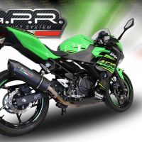 Escape compatível com Kawasaki Ninja 400 2018-2022, Furore Evo4 Nero, Escape legal, homologado, silenciador com db killer removível e tubo de ligação específico 