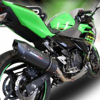 Escape compatível com Kawasaki Ninja 400 2018-2022, Furore Evo4 Nero, Escape legal, homologado, silenciador com db killer removível e tubo de ligação específico 