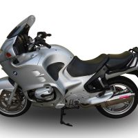 Escape compatível com Bmw R 1150 Rt 2000-2006, Trioval, Escape legal, homologado, silenciador com db killer removível e tubo de ligação específico 