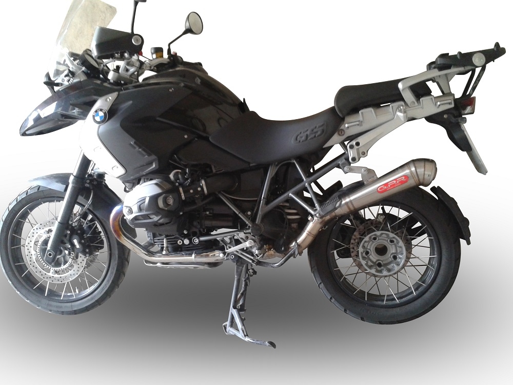 Escape compatível com Bmw R 1200 Gs -Adventure 2005-2009, Powercone Evo, Escape legal, homologado, silenciador com db killer removível e tubo de ligação específico 